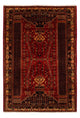 Shiraz Teppich 196x291cm - Perserteppich - dunkelrot