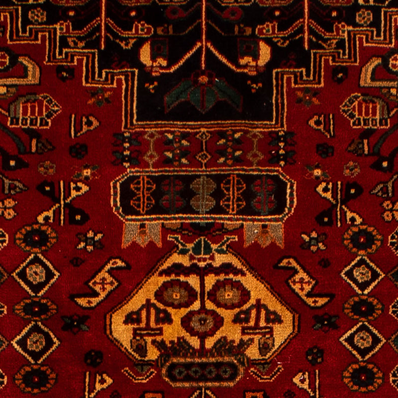 Shiraz Teppich 196x291cm - Perserteppich - dunkelrot