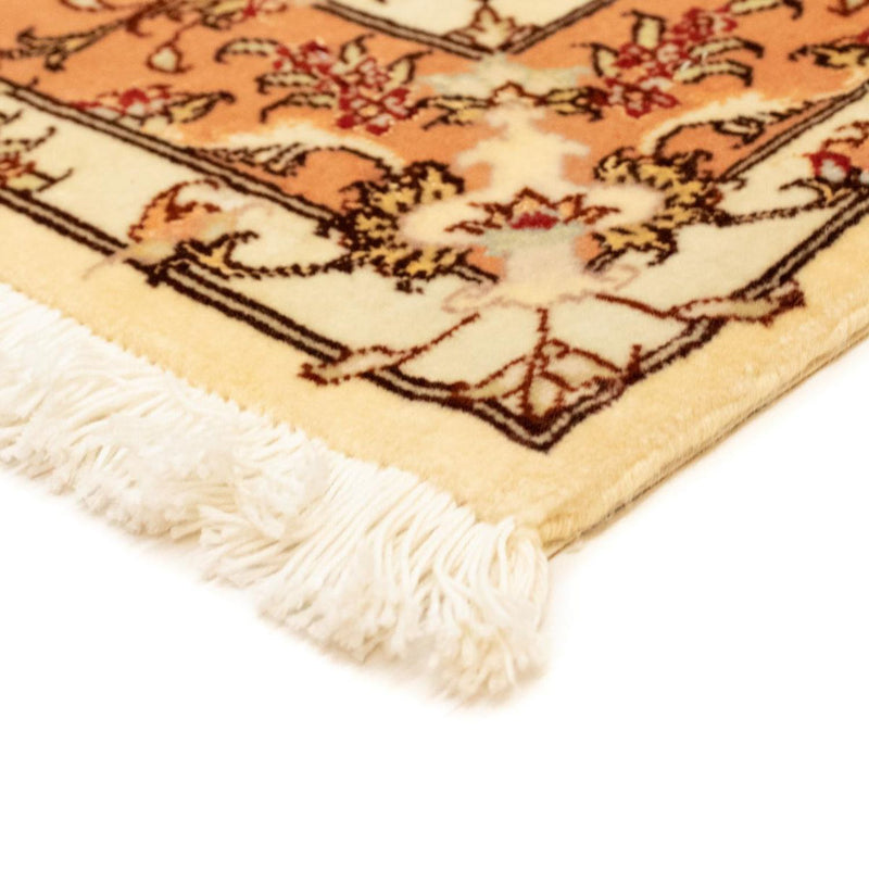 Täbriz - 50 Raj Teppich 104x147cm - Perserteppich - beige