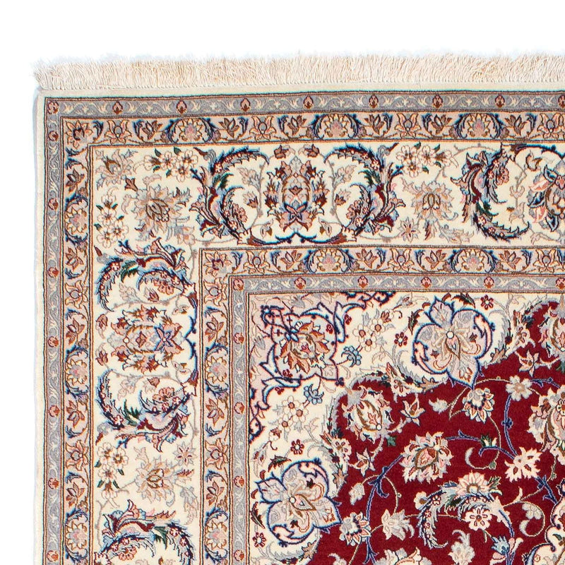 Isfahan Teppich 157x243cm - Perserteppich - rot