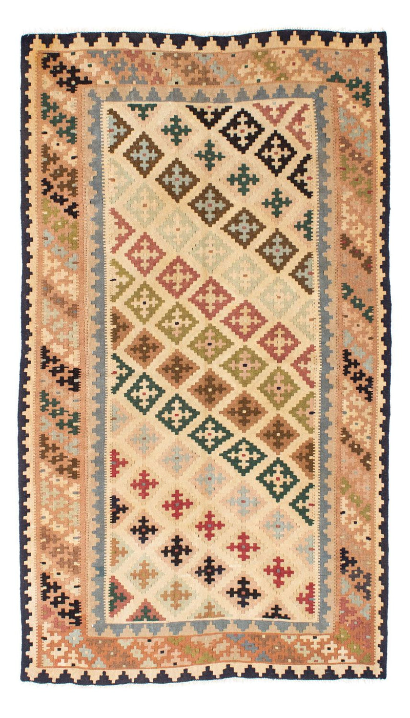 Kelim Teppich - Oriental 132 x 223 cm - beige