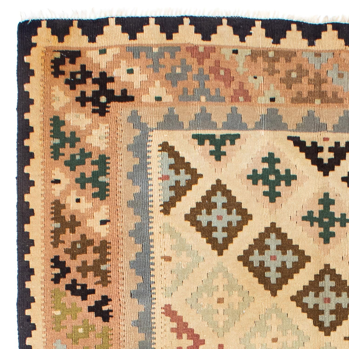 Kelim Teppich - Oriental 132 x 223 cm - beige
