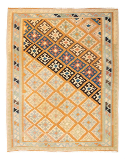 Kelim Fars Teppich 156x195cm - hellbraun