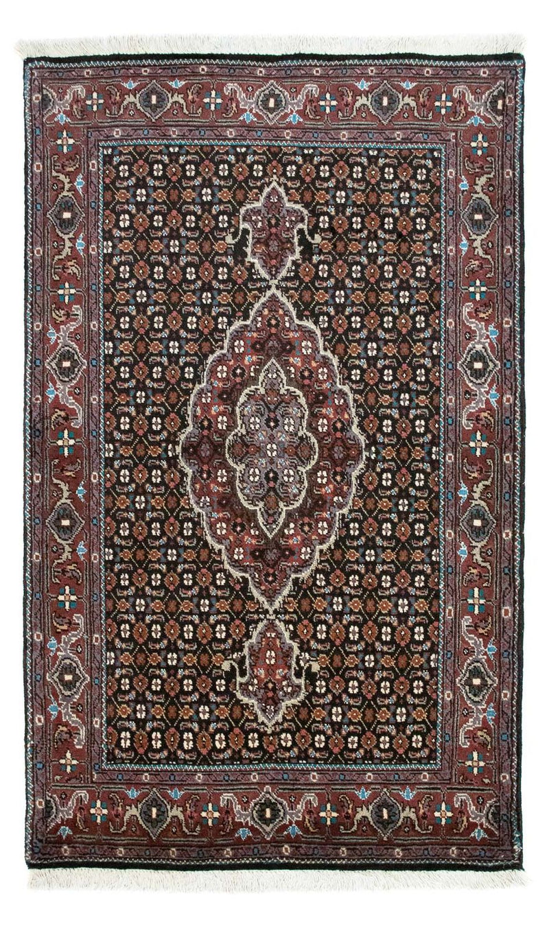 Täbriz Teppich 75x127cm - Perserteppich - dunkelblau