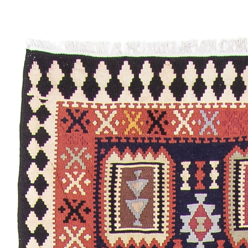 Kelim Fars Teppich 102x382cm - mehrfarbig