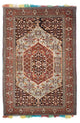 Ghoutshan Teppich 132x197cm - Perserteppich - mehrfarbig