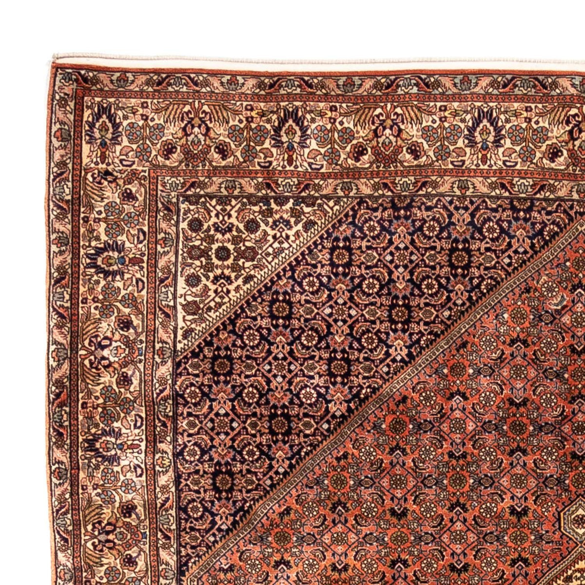 Bidjar - Takab Teppich 202x291cm - Perserteppich - rost