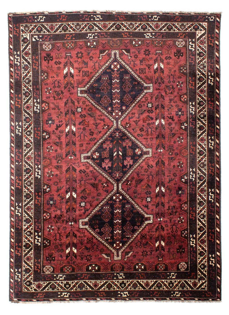 Perserteppich - Nomadic 206 x 303 cm - dunkelrot