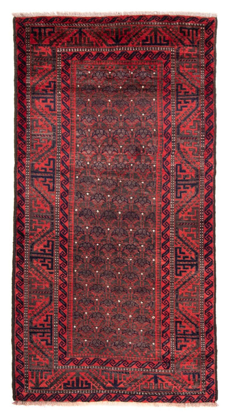 Perserteppich - Nomadic 113 x 240 cm - rot