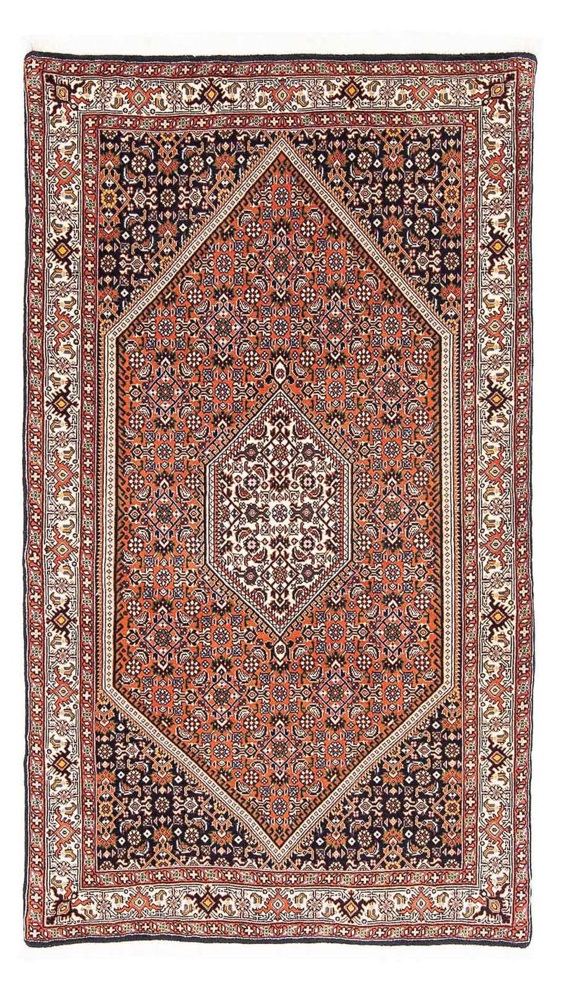 Bidjar - Zanjan Teppich 105x169cm - Perserteppich - lachs
