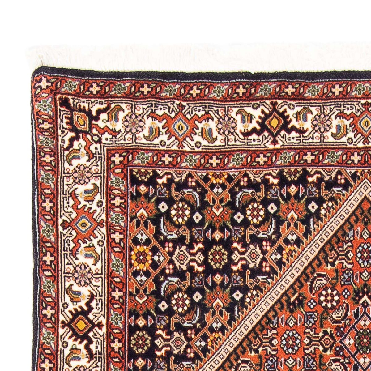 Bidjar - Zanjan Teppich 105x169cm - Perserteppich - lachs