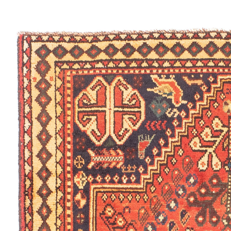 Shiraz Teppich 96x144cm - Perserteppich - rot