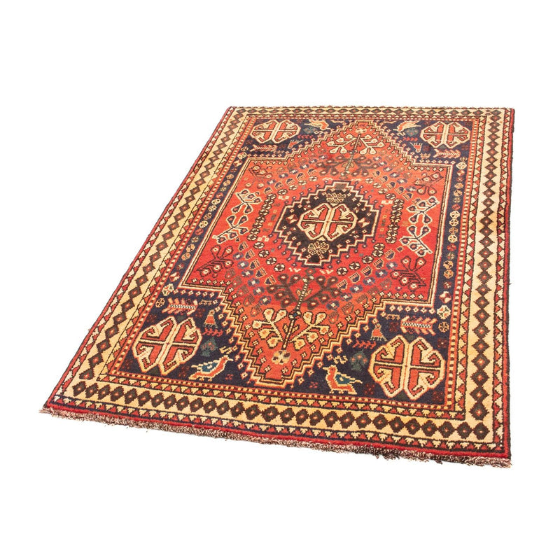 Shiraz Teppich 96x144cm - Perserteppich - rot