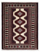 Ghashghai Teppich 94x129cm - Perserteppich - dunkelrot