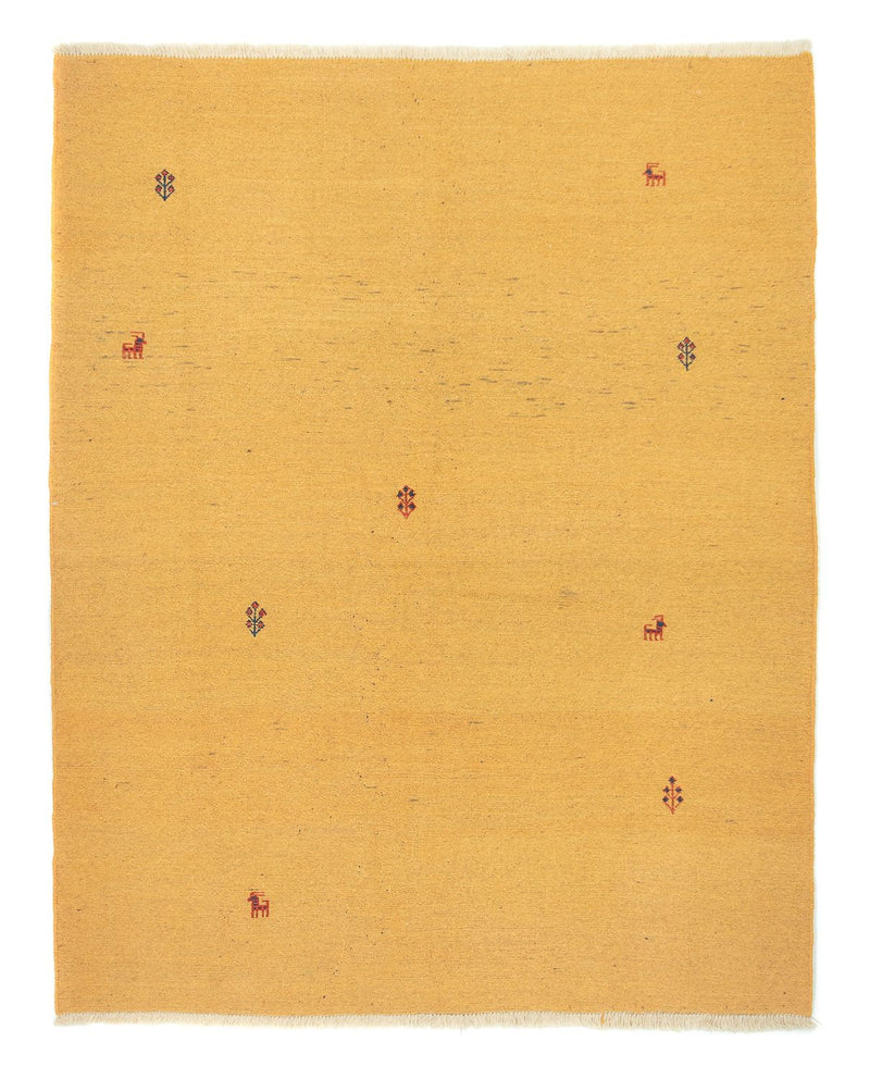 Gabbeh Persisch Teppich 151x198cm - Perserteppich Wollteppich - mehrfarbig