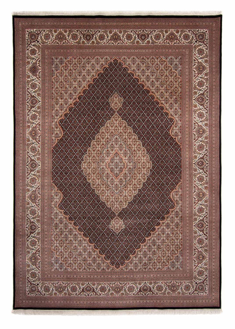 Täbriz Teppich 247x346cm - Orientteppich - dunkelblau