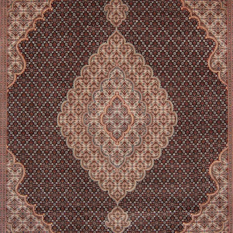 Täbriz Teppich 247x346cm - Orientteppich - dunkelblau