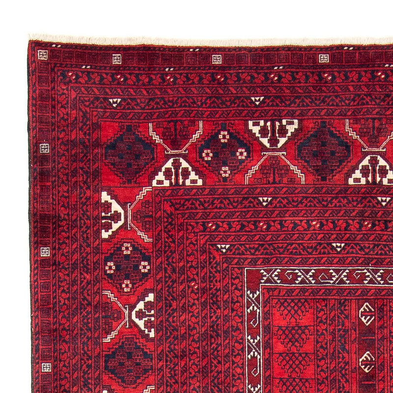 Turkaman Teppich 157x240cm - Orientteppich - dunkelrot