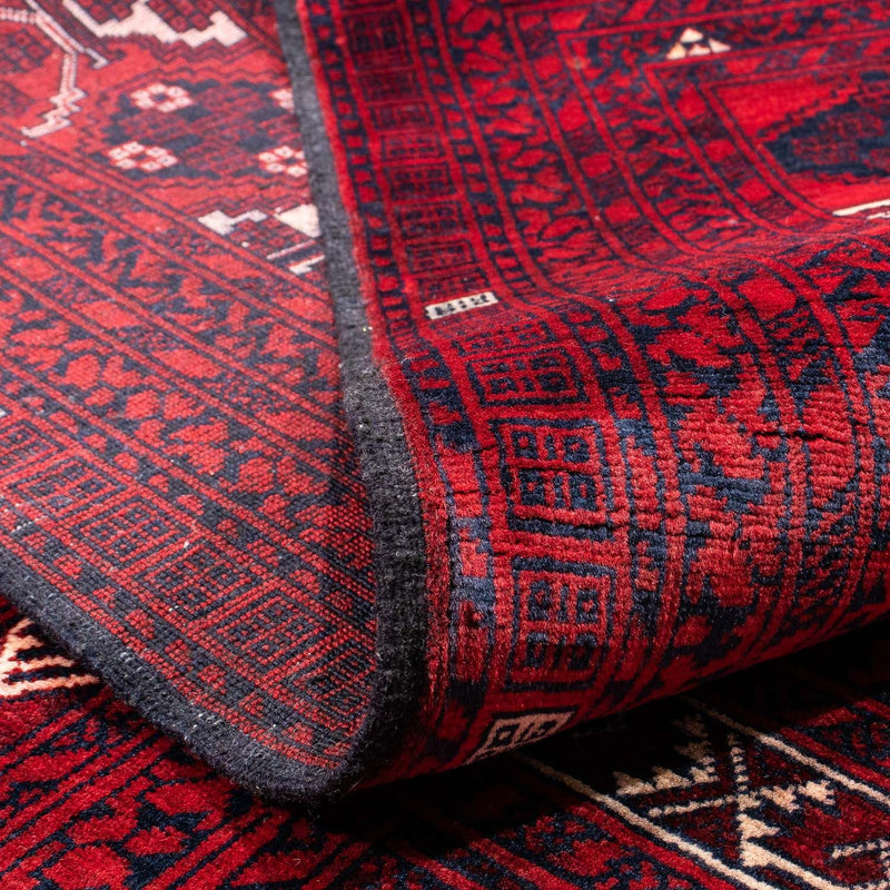 Turkaman Teppich 157x240cm - Orientteppich - dunkelrot