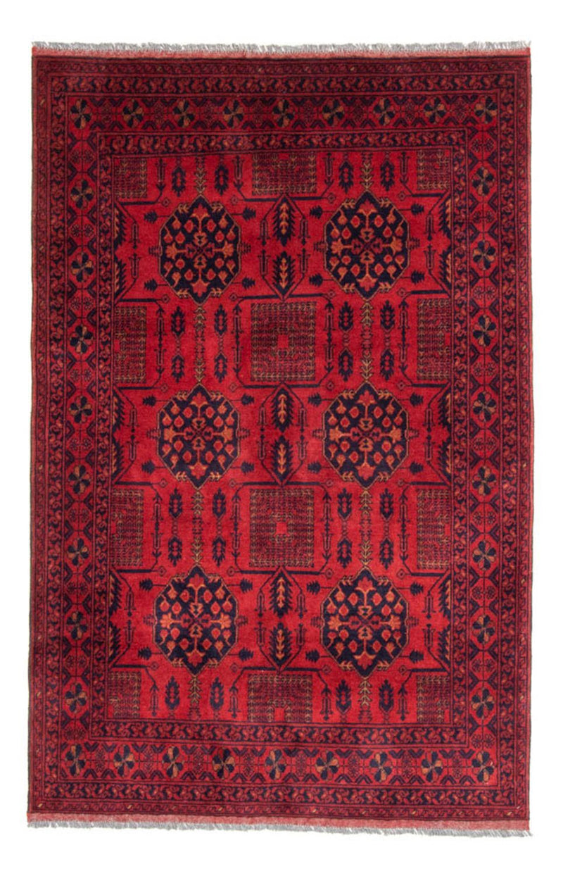 Afghan Teppich - Kunduz 130 x 196 cm - rot