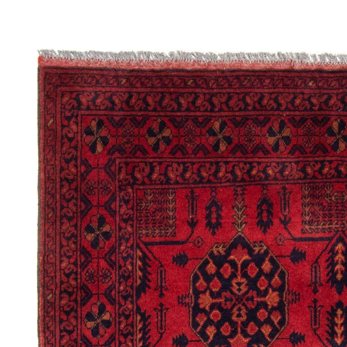 Afghan Teppich - Kunduz 130 x 196 cm - rot