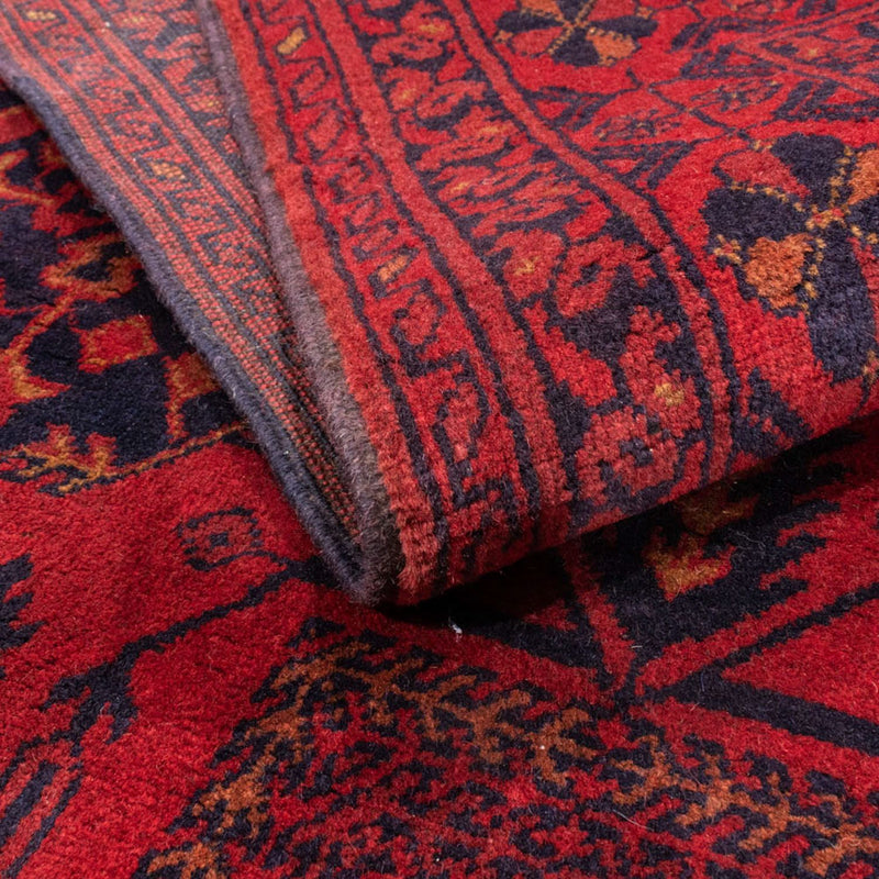 Afghan Teppich - Kunduz 130 x 196 cm - rot