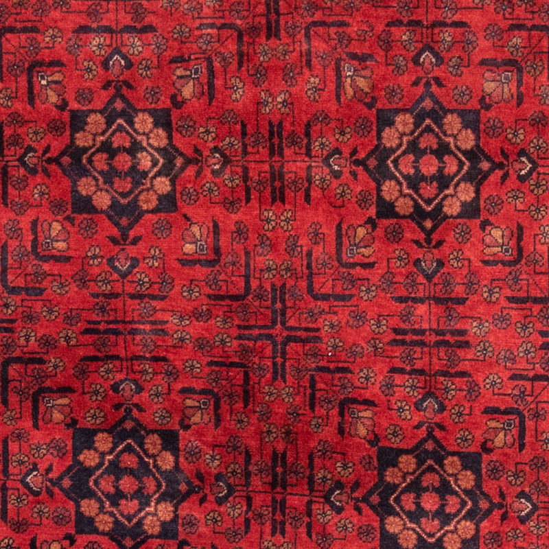 Afghan Teppich - Kunduz 129 x 193 cm - rot