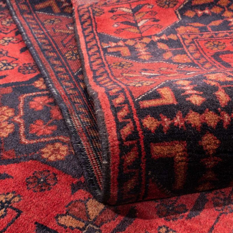 Afghan Teppich - Kunduz 129 x 193 cm - rot