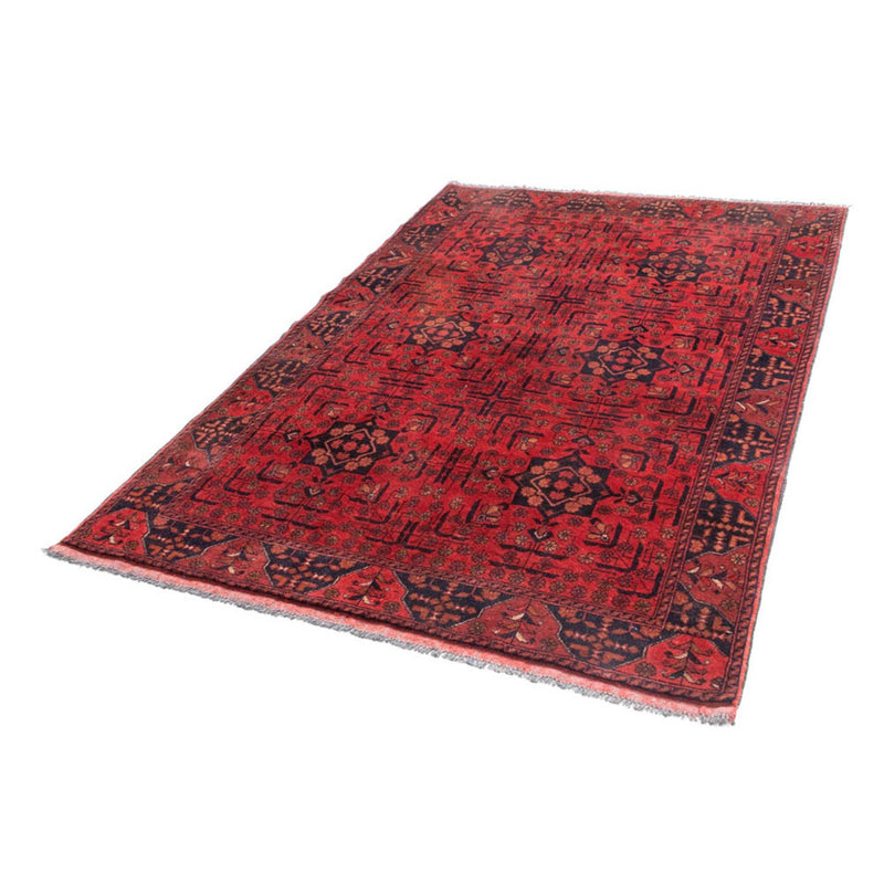 Afghan Teppich - Kunduz 129 x 193 cm - rot