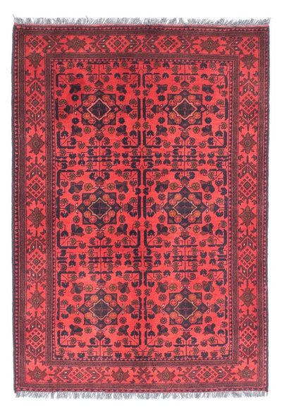 Khal Mohammadi Teppich 103x149cm - Orientteppich - dunkelrot