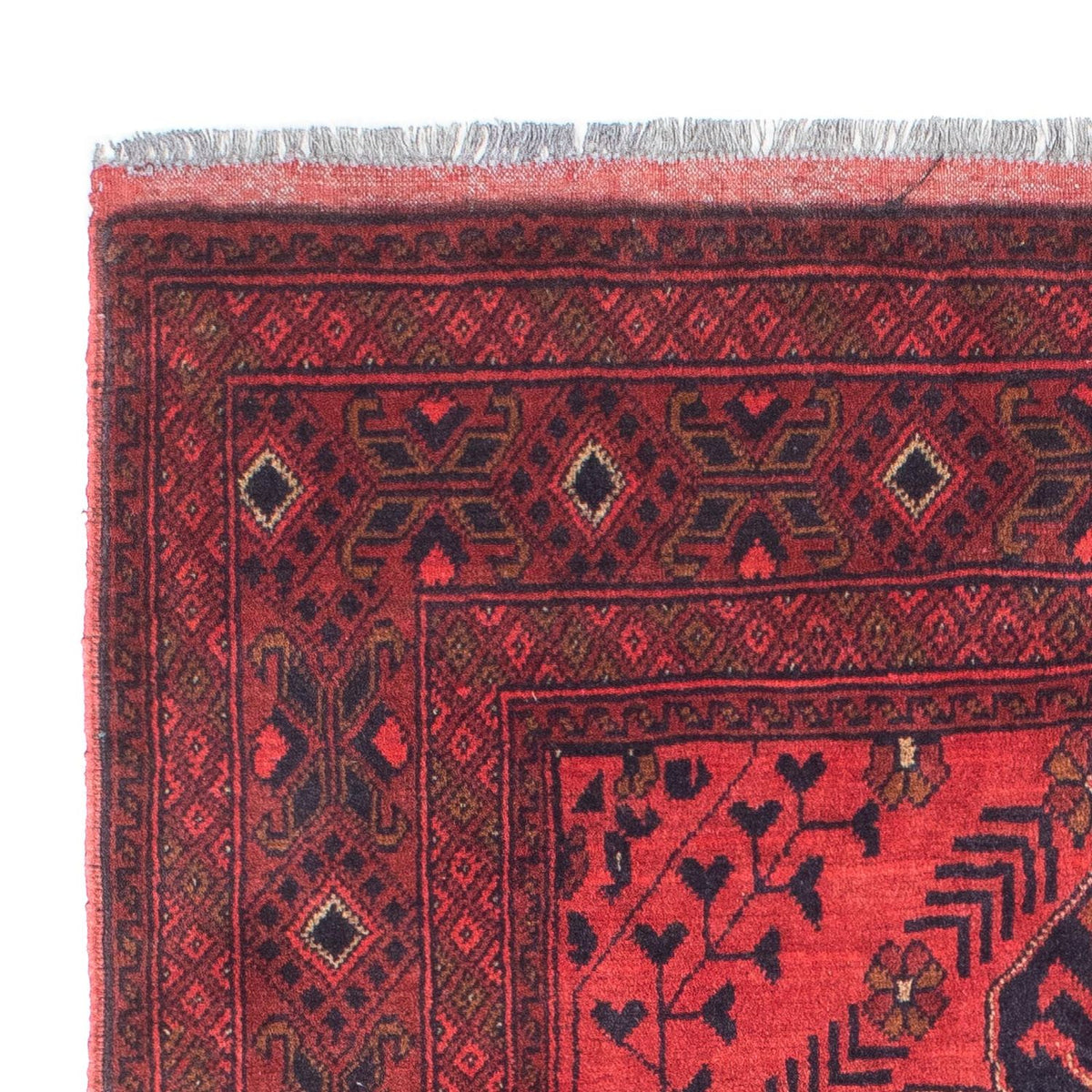 Khal Mohammadi Teppich 104x146cm - Orientteppich - dunkelrot