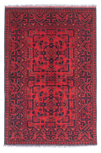 Khal Mohammadi Teppich 98x144cm - Orientteppich - dunkelrot – product image
