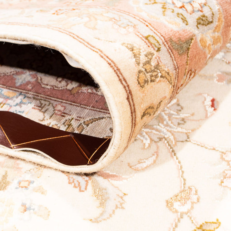 Täbriz - 50 Raj Teppich 168x244cm - Perserteppich - beige