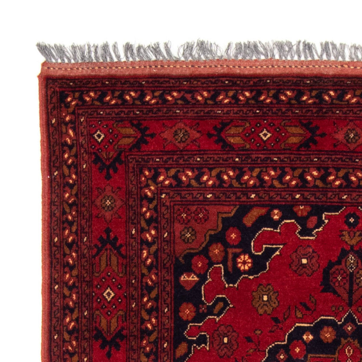 Afghan Teppich - Kunduz 120 x 200 cm - rot