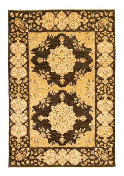 Farahan Teppich 143x201cm - Perserteppich - gold