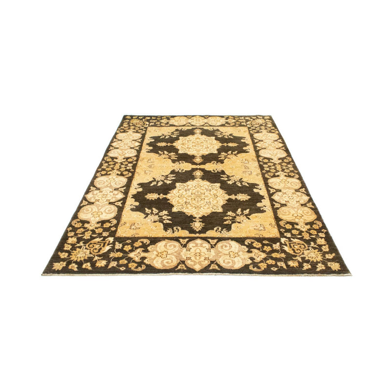 Farahan Teppich 143x201cm - Perserteppich - gold