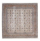 Kaschmir Seide Teppich 243x246cm - Orientteppich - beige