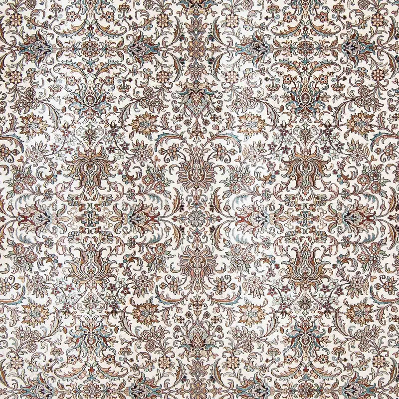 Kaschmir Seide Teppich 243x246cm - Orientteppich - beige