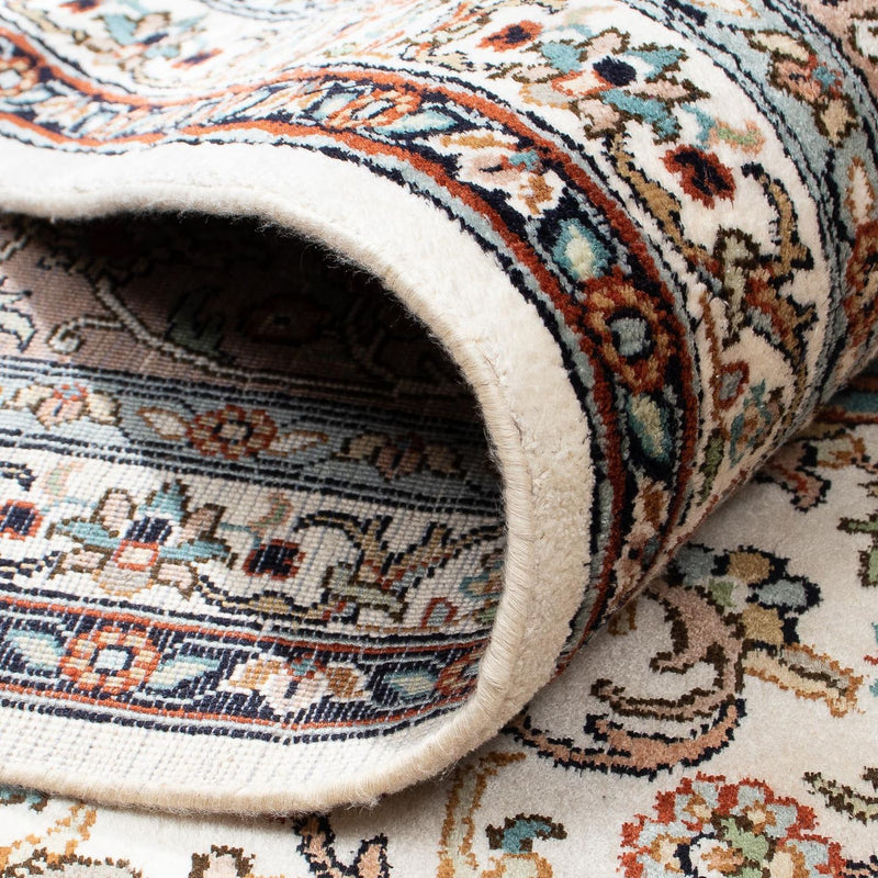 Kaschmir Seide Teppich 243x246cm - Orientteppich - beige