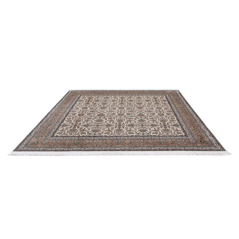 Kaschmir Seide Teppich 243x246cm - Orientteppich - beige