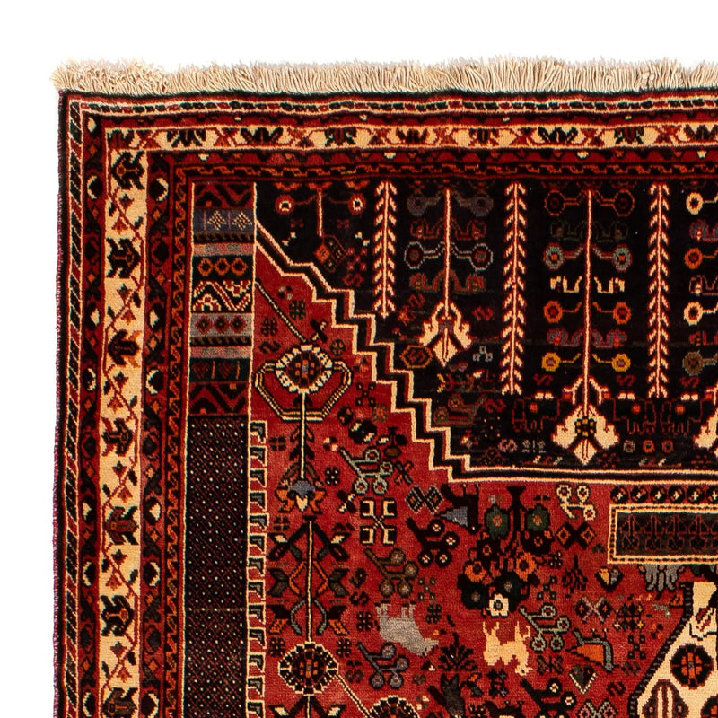 Ghashghai Teppich 207x297cm - Perserteppich - dunkelrot