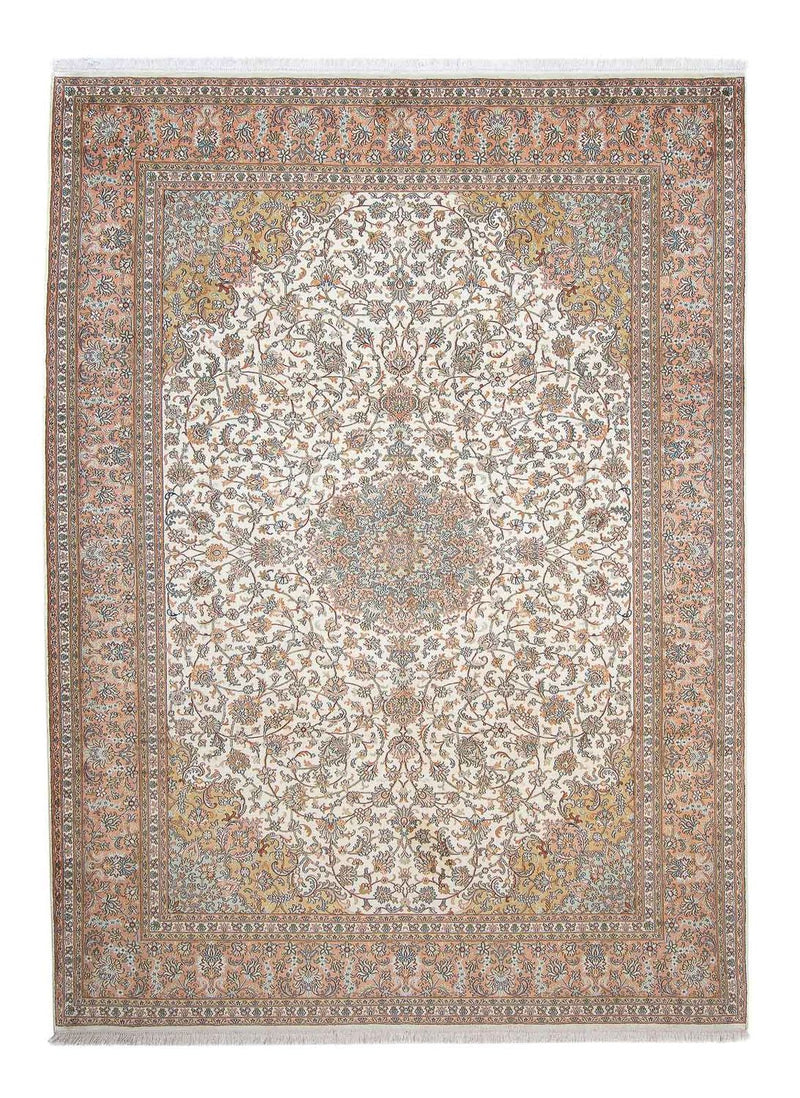Kaschmar Teppich 216x304cm - Perserteppich - beige