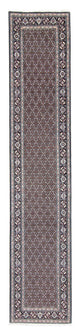 Täbriz Teppich 77x388cm - Perserteppich - grau