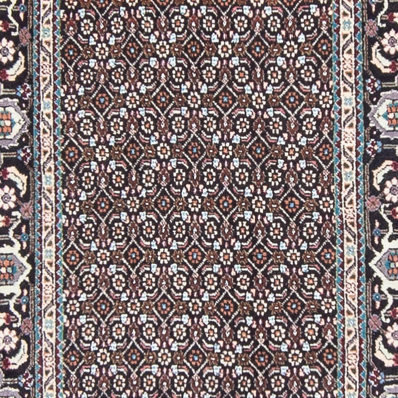 Täbriz Teppich 77x388cm - Perserteppich - grau