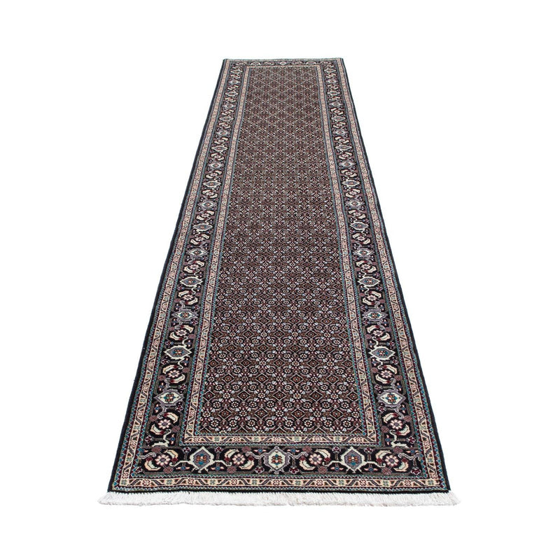 Täbriz Teppich 77x388cm - Perserteppich - grau