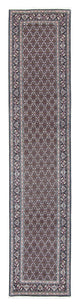 Täbriz Teppich 74x389cm - Perserteppich - grau