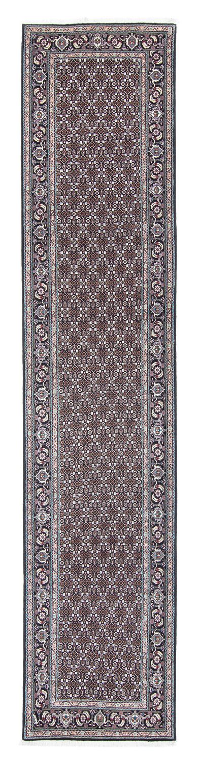 Täbriz Teppich 74x389cm - Perserteppich - grau
