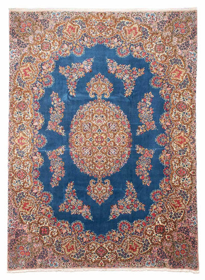 Rafsanjan Teppich 238x324cm - Perserteppich - dunkelblau