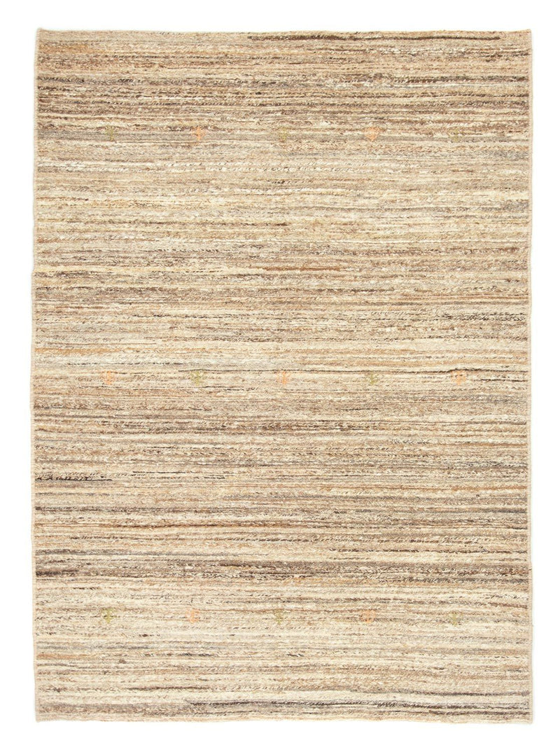 Gabbeh Persisch Teppich 143x200cm - Perserteppich Wollteppich - beige