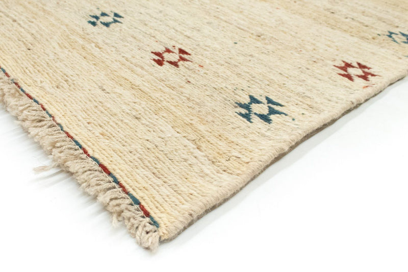 Gabbeh Persisch Teppich 148x192cm - Perserteppich Wollteppich - beige